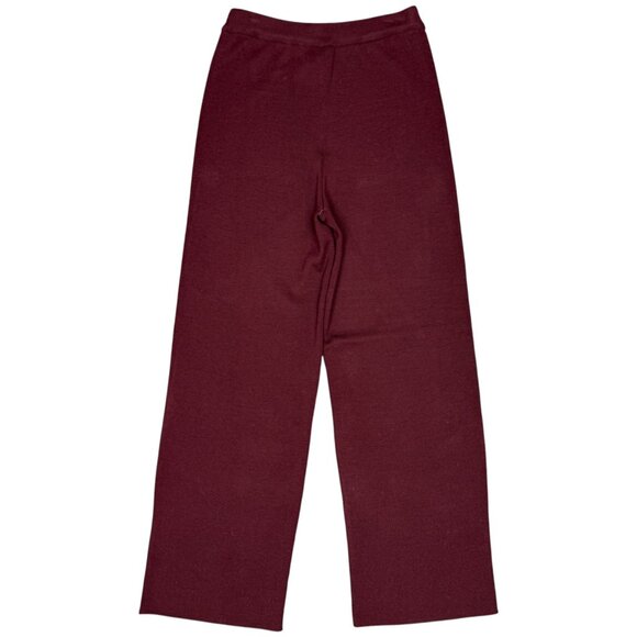 ADRIANNA PAPELL Women's EUC Wide Leg Wool Blend Pull-On Sweater Pants | Size M - Picture 3 of 8